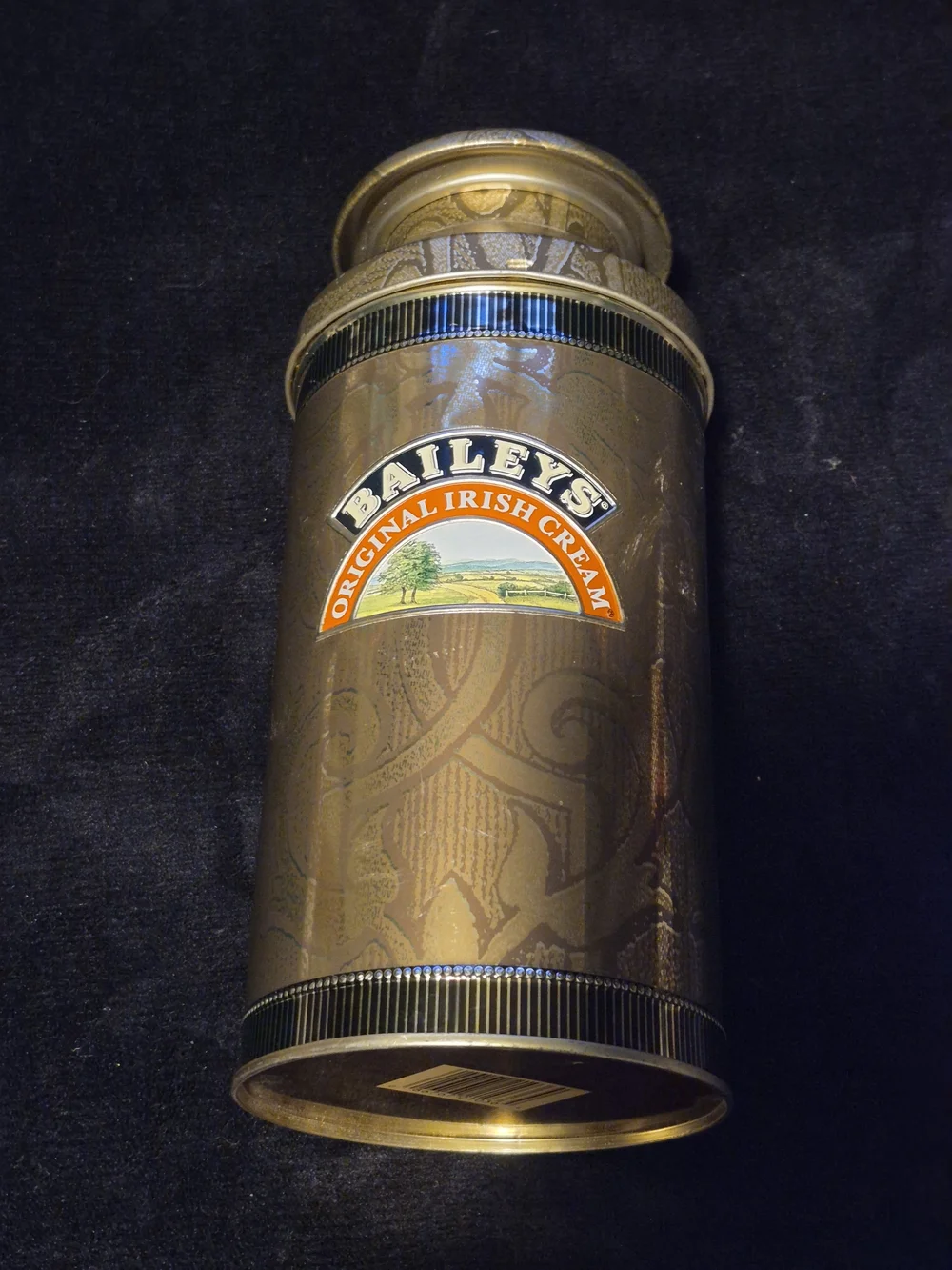 Vintage 1992 Baileys Original Irish Cream Empty Collectible Tin Canister